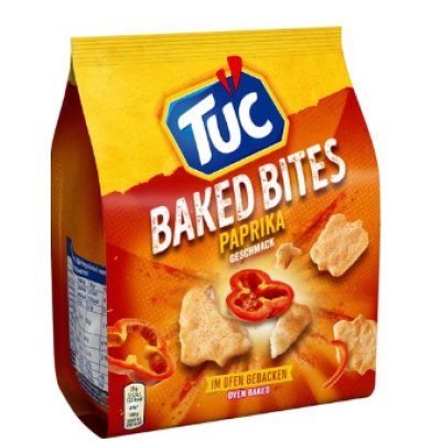 Крекеры TUC Baked Bites Paprika 110г с паприкой