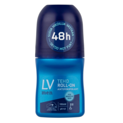 Шариковый антиперспирант LV Men Teho roll-on antiperspirantti 60мл