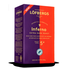 Молотый кофе Lofbergs Inferno Extra Dark 450г