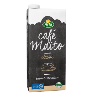 Безлактозное молоко для кофе Arla Cafe Maito UHT 1л