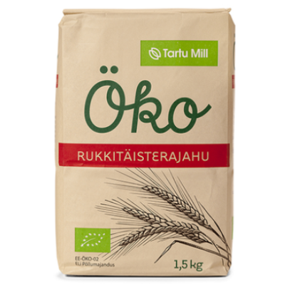 Цельнозерновая ржаная мука Tartu Mill Oko 1,5 кг