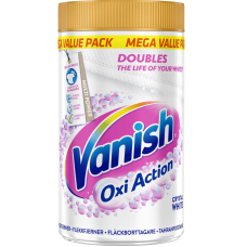 Пятновыводитель для белого белья Vanish Oxi Intelligence White 1500г