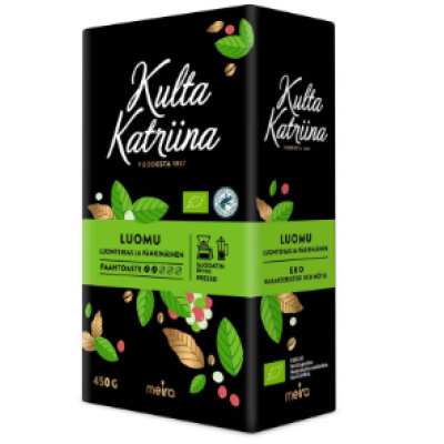 Молотый кофе Kulta Katriina Luomu 450г