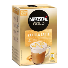 Растворимый кофе в пакетиках Nescafe Vanilla Latte 8шт/148г