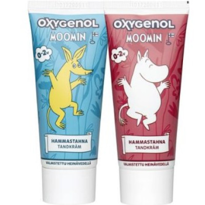 Зубная паста с ксилитфторидом Oxygenol Moomin 0-2 лет 50 мл