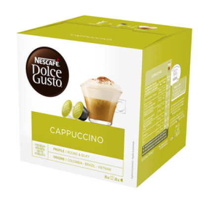 Кофе в капсулах Nescafe Dolce Gusto Cappuccino 16шт/186,4г 