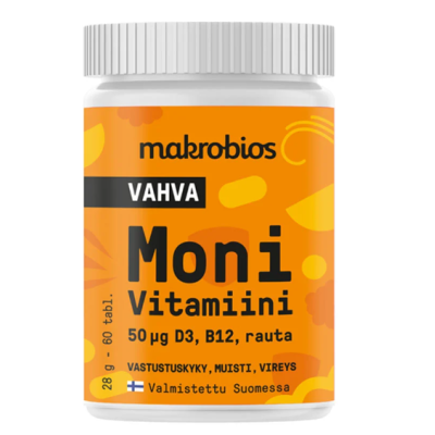 Поливитамины Makrobios Vahva Moni Vitamiini 60таб