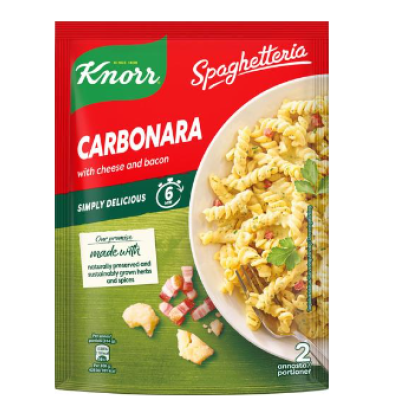 Паста карбонара Knorr Spaghetteria Carbonara 154 гр 2 порции