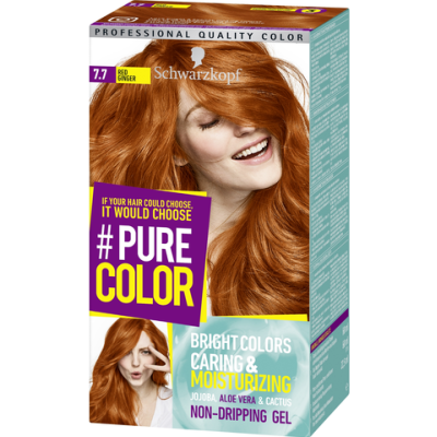 Краска для волос Schwarzkopf #PureColor № 7.7 Red 