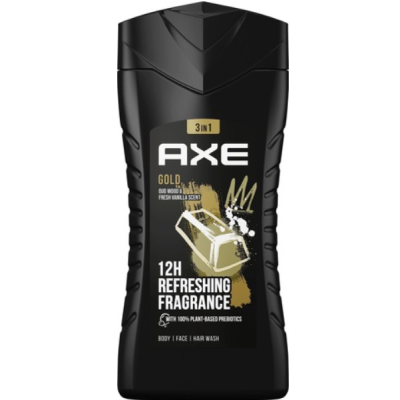 Мужской гель для душа Axe Gold 3в1 250мл