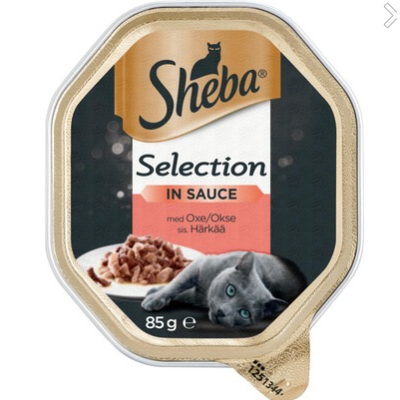 Консервы для кошек Sheba Selection Harkaa говядина в соусе 85г