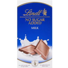 Молочный шоколад без сахара Lindt No Added Sugar 100г