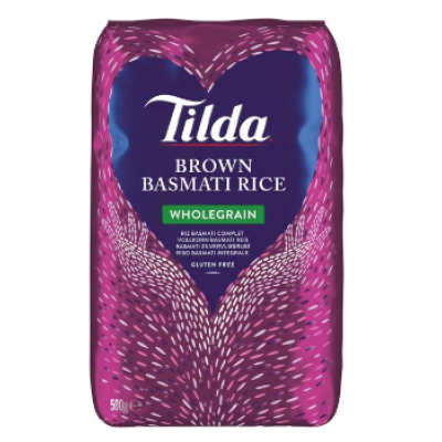 Рис басмати цельнозерновой Tilda Brown Basmati Rice 500г