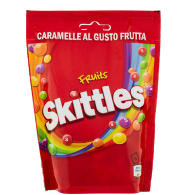 Фруктовые драже Skittles c разноцветной глазурью 160г