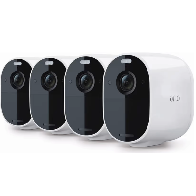 Камера видеонаблюдения Arlo Essential Spotlight со светодиодной подсветкой, белая  4 шт