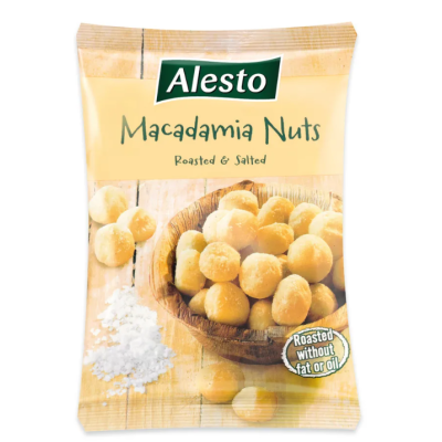 Орехи макадамия с солью Alesto Macadamia 125г