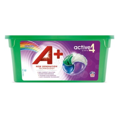 Таблетка для стирки A+ Color Active4 22шт