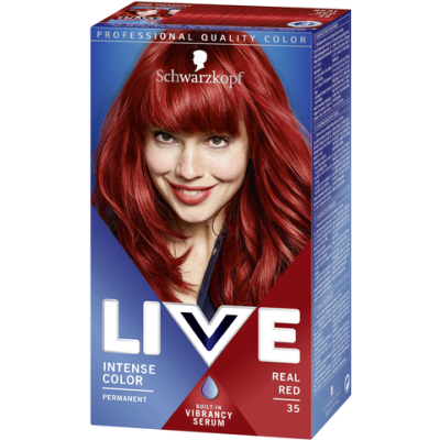 Краска для волос Schwarzkopf Live Intense Color №35 Real Red цвет красный