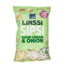 Чипсы из чечевицы со сметаной и луком Rainbow  linssisipsi sour cream & onion 110 г