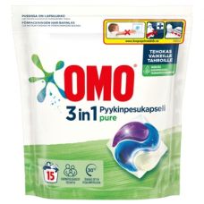 Капсулы для стирки Omo Pyykinpesukapseli Pure 15 шт