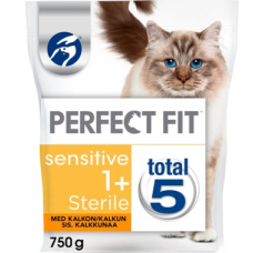 Корм для взрослых стерильных кошек Perfect Fit Sensitive Sterile 750г