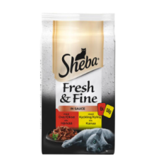 Смесь говядины и курицы в соусе Sheba Fresh&Fine 6x50г