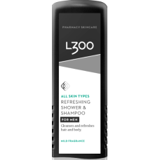 Увлажняющий крем и шампунь для душа L300 For Men Shower & Shampoo 250мл