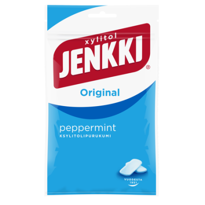 Жевательная резинка Jenkki Original Peppermint мята ксилит 100г