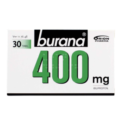 Таблетки обезболивающие BURANA 400mg 30шт