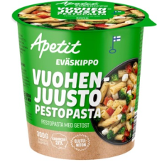 Готовый обед Apetit Evaskippo Vuohenjuusto-Pestopasta 300г паста с козьим сыром