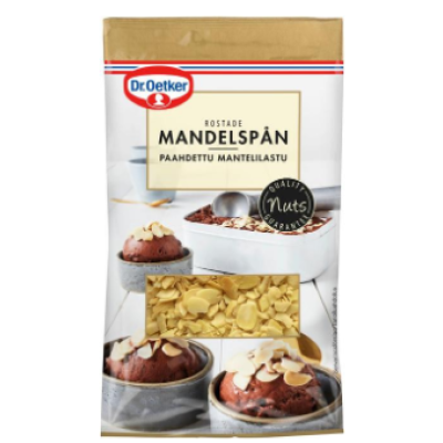 Чипсы миндальные жареные Dr. Oetker mandelspan 50г