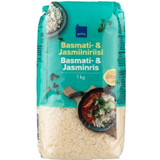 Смесь риса басмати и тайского жасминового риса Rainbow Basmati & Thai Riisi 1кг