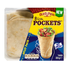 Пшеничные тортильи Old El Paso Tortilla pockets 223г