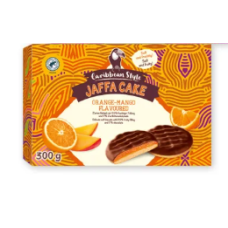 Печенье с фруктовой начинкой CARIBBEAN STYLE jaffa cookie 300г апельсин