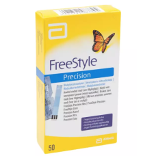 Полоски для измерения сахара в крови FREESTYLE PRECISION 50шт