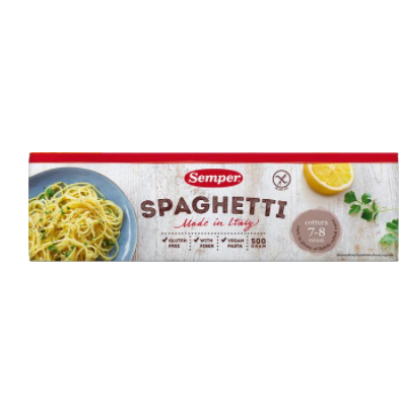 Спагетти Semper Gluteeniton Spaghetti 500г без глютена