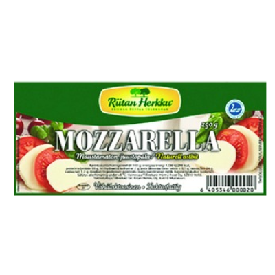 Сыр Моцарелла Riitan Herkun Mozzarella 250г