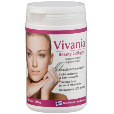 Препарат для упругой и эластичной кожи Vivania Beauty Collagen 189 г 180 таблеток