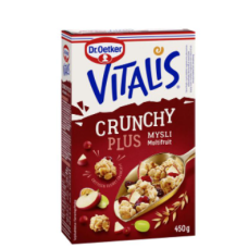 Мюсли Dr. Oetker Vitalis Crunchy Mysli Plus 450г фруктовые