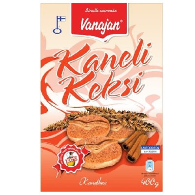 Печенье с корицей Vanajan kanelilla 400г