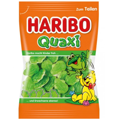 Ассорти жевательных конфет Haribo Quaxi Froggy Frogs 175г лягушата