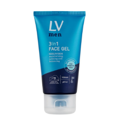 Гель-крем для мужчин LV Men 3in1 Face gel geelivoide 75мл