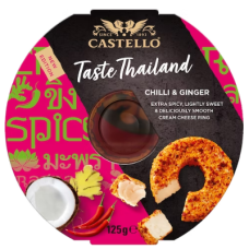 Сыр сливочный Castello Chili & Ginger 125 г чили имбирь