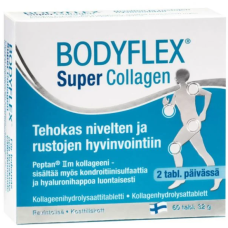 Препарат для суставов и хрящей Bodyflex Super Collagen с коллагеном 60 таблеток