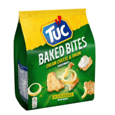 Крекеры TUC Baked Bites Cream Cheese & Onion 110г со сливочным сыром и луком 