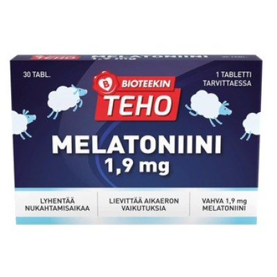 Таблетки для сна Bioteekin Teho Melatoniini 1,9 Mg 100шт