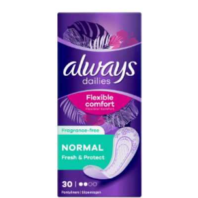 Прокладки ежедневные Always Normal Fresh&Protect 30 шт