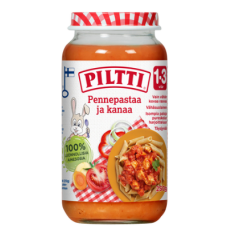 Детское питание Piltti Pennepastaa Ja Kanaa 250 г для детей 1-3 года макароны курица 