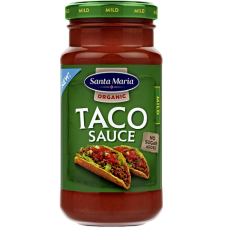 Органический соус тако мягкий Santa Maria Taco Sauce Organic Mild 230г