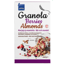 Мюсли Rainbow Granola Berries Almonds 450г ягоды и миндаль